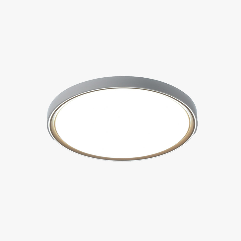 Quinn Minimalistisch Rond/Vierkant LED Plafondlamp Metaal/Acryl Wit Slaap/Woon/Eetkamer