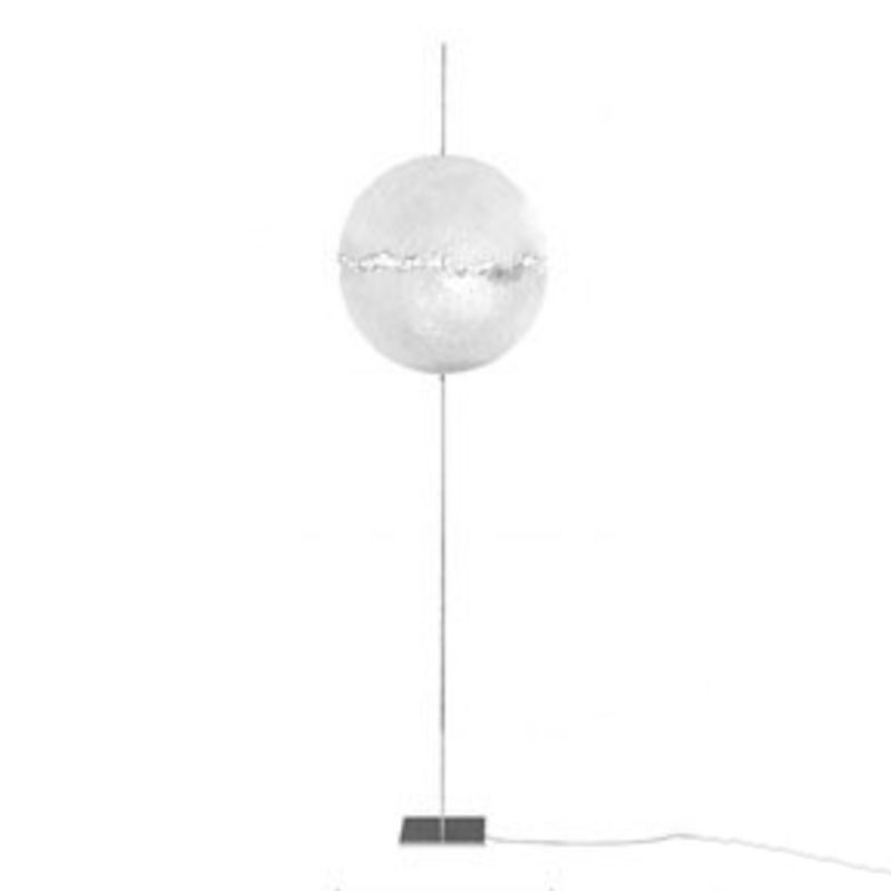 Elif Moderne Bol LED Vloerlamp Goud Zilver Metaal Slaapkamer Eetkamer