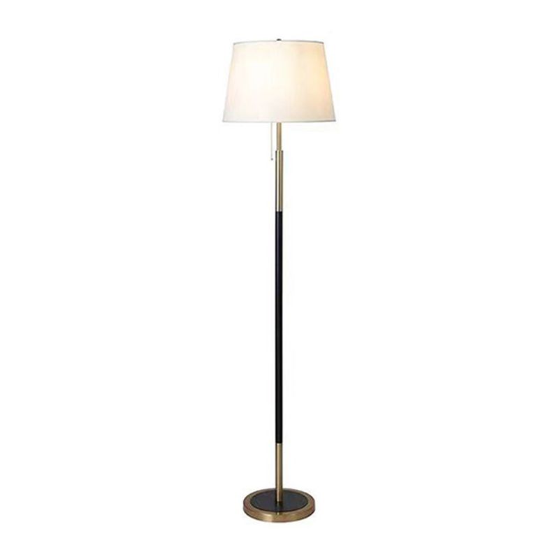 Eryn Moderne Cilinder Metalen Stoffen Vloerlamp Zwart/Wit/Rood/Beige Metaal/Stof Woonkamer/Slaapkamer
