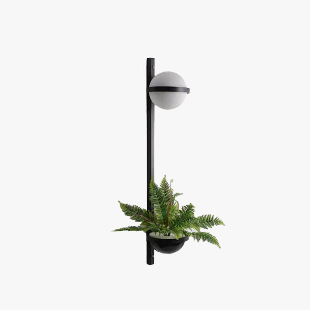 Valentina Moderne Design LED Buitenlamp Metaal Acryl Zwart/Wit Buiten
