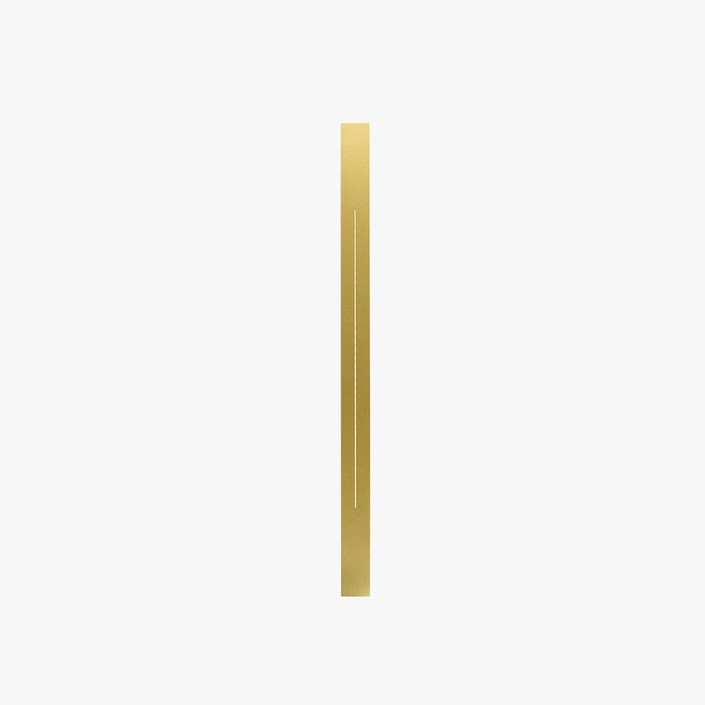 Edge Moderne Lineaire LED Wandlamp Zwart/Goud Acryl Badkamer