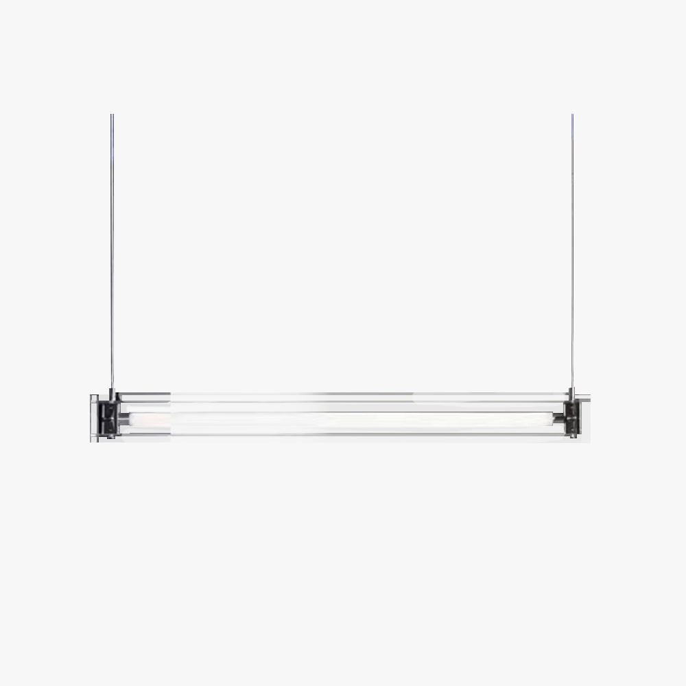 Edge Moderne Minimalistische Lineaire Metaal Hanglamp Wit