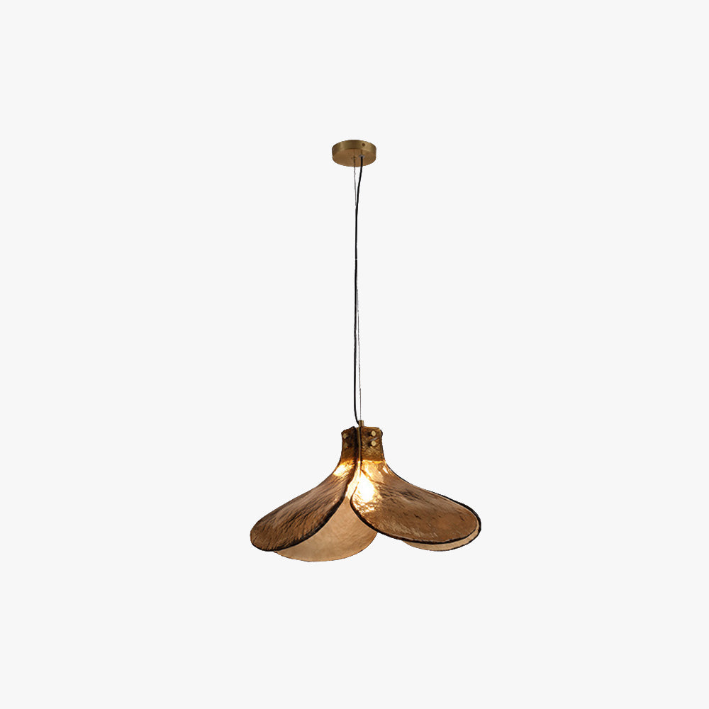 Carins Retro Vierbladige Bloem LED Hanglamp Glas Eettafel