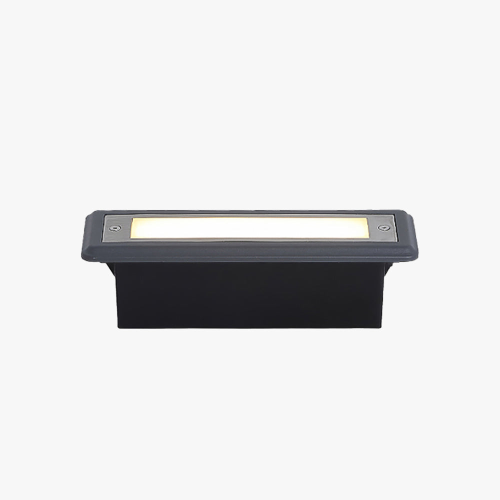 Orr Moderne LED Buitenlamp Zwart Metaal/Acryl Hal Tuin Trap