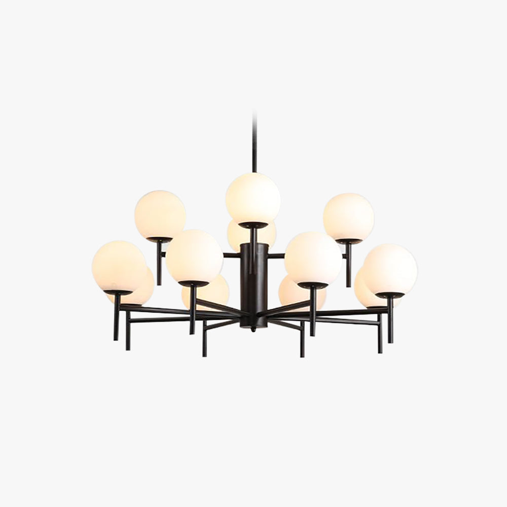 Alessio Moderne Globe LED Hanglamp Bubble Van Metaal/Glas Woonkamer