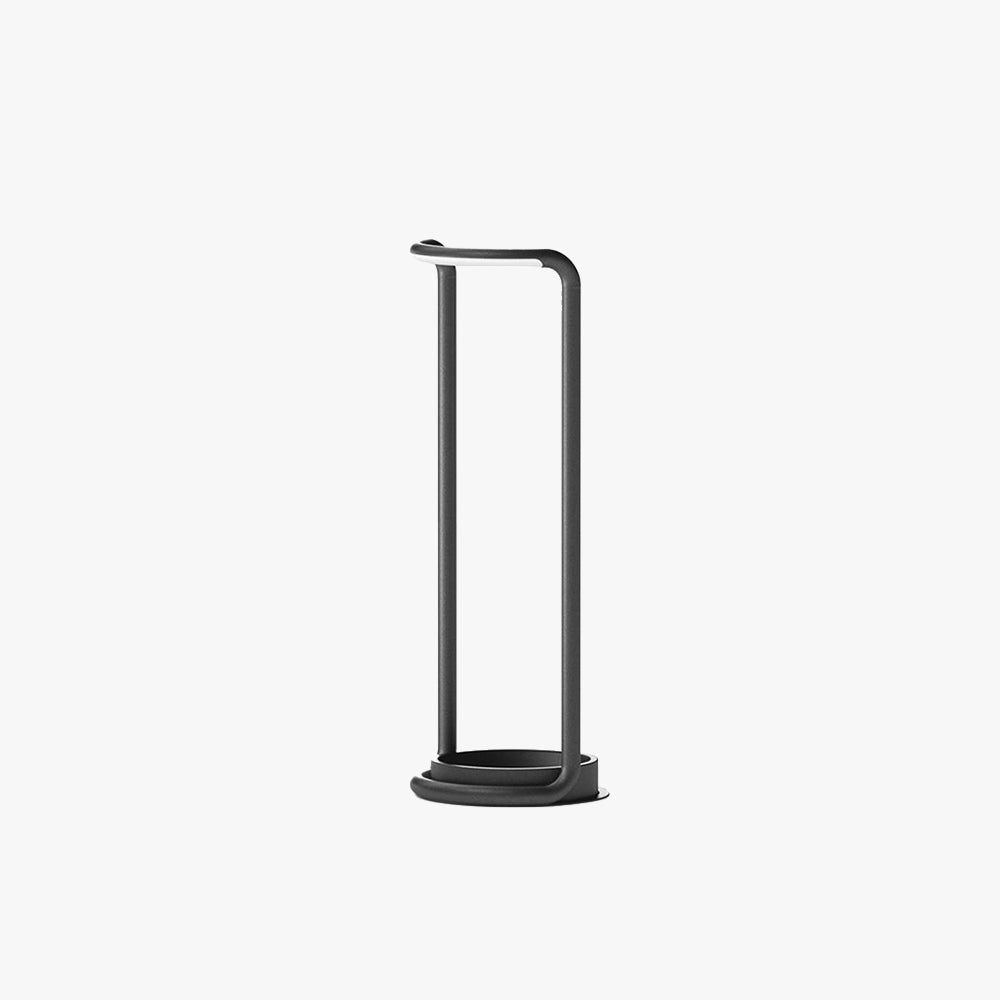 Orr Minimalistisch Vloerlamp Zwart Metaal Buiten Woonkamer