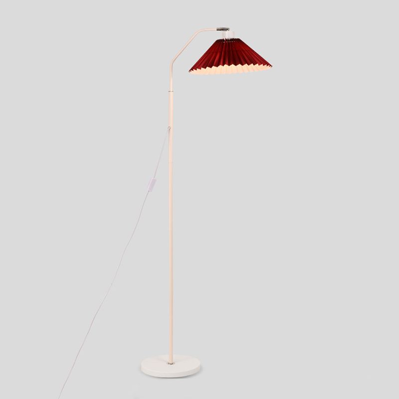 Ozawa Moderne Geplooide Vloerlamp Metalen Wit/Rood/Beige/Groen Eetkamer/Woonkamer