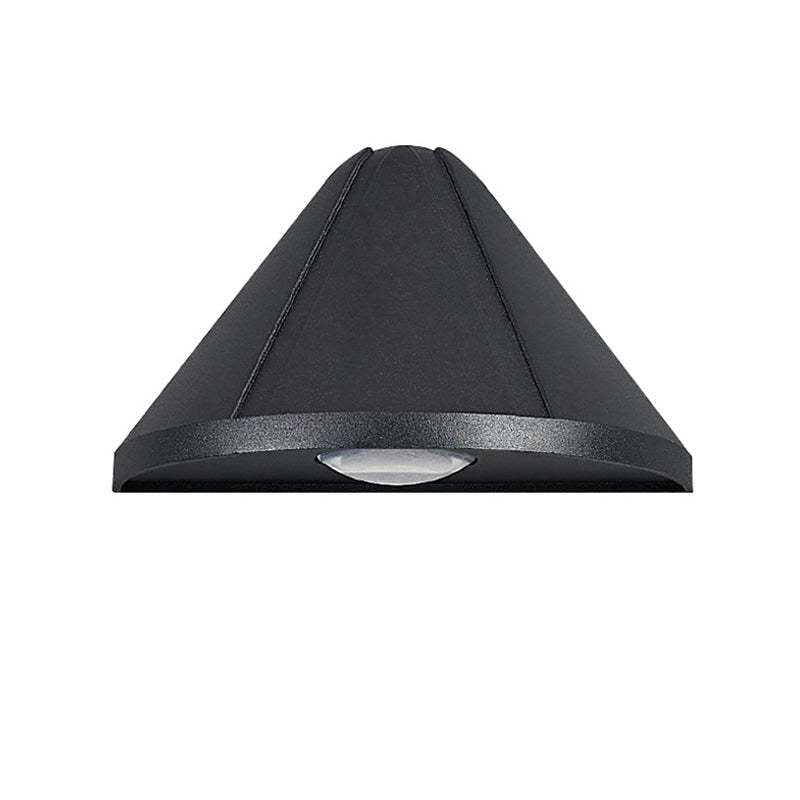Orr Kleine LED Wandlampen Zwart Wit Metaal Acryl Tuin Hal Buiten