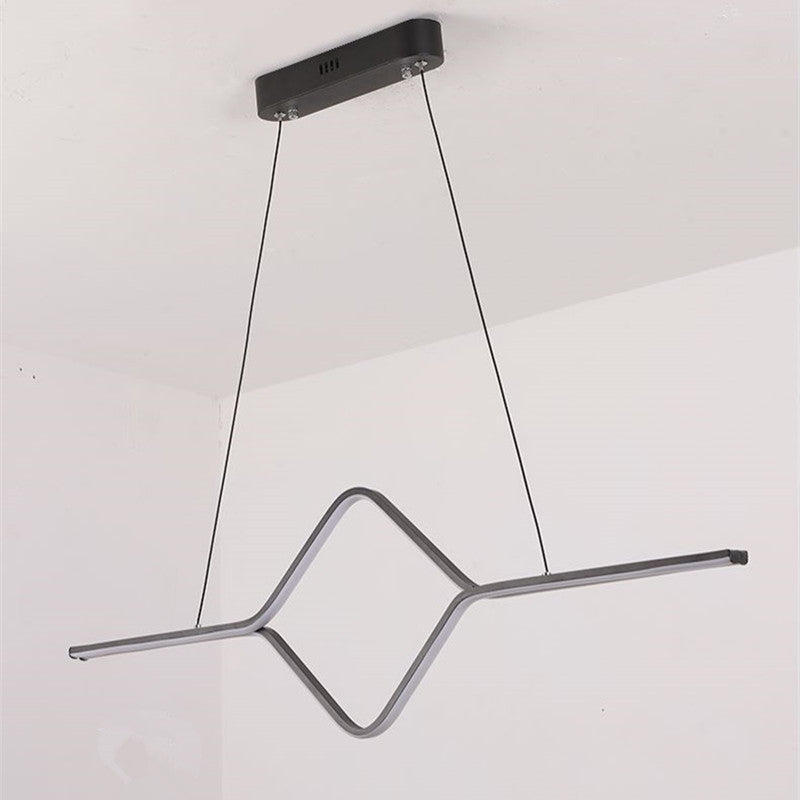 Bouvet Moderne Lineair Vierkant LED Hanglamp Goud/Zwart Slaapkamer/Eetkamer