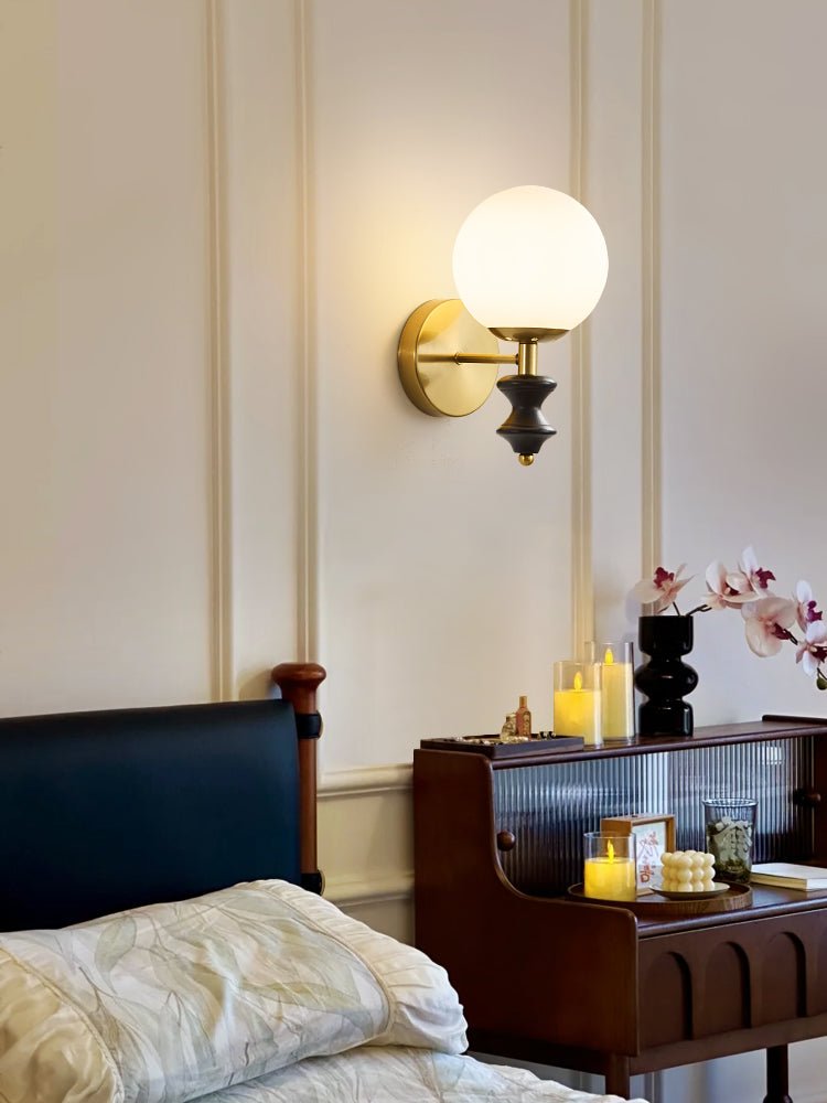 Kios bollen wandlamp