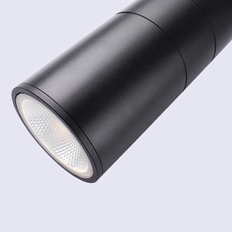 Orr Moderne Kleine LED Wandlampen Zwart Metaal Glas Hal Buiten Tuin