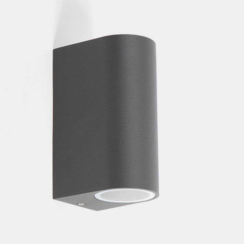Orr Minimalistisch Kleine LED Wandlamp Zwart Glas Metaal Glas Hal Tuin