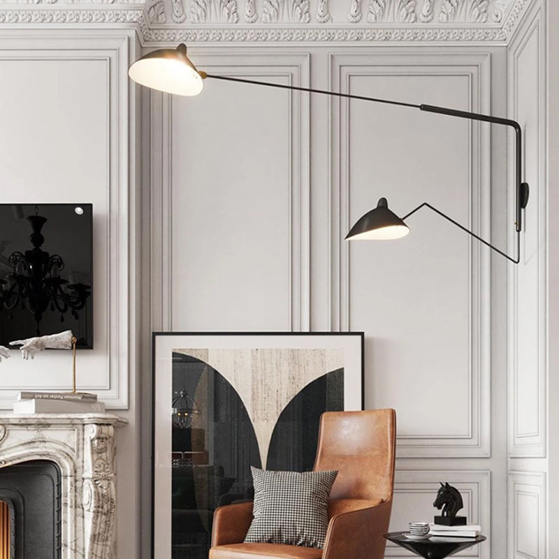 Schmitt Moderne Design LED Wandlampen Zwart Metaal Woonkamer Slaapkamer
