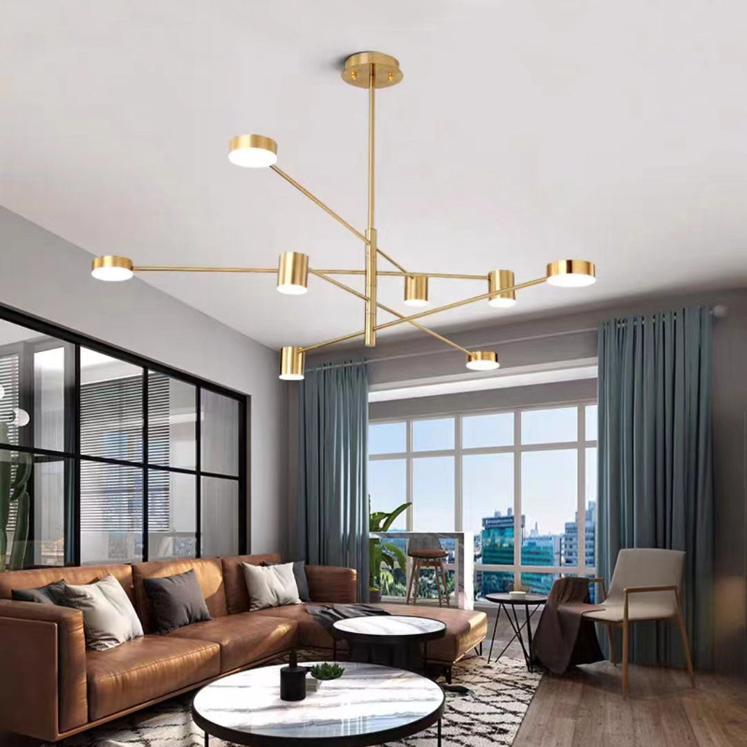 Weiss Moderne LED Hanglamp Metaal Zwart/Goud Slaapkamer/Woonkamer/Eetkamer