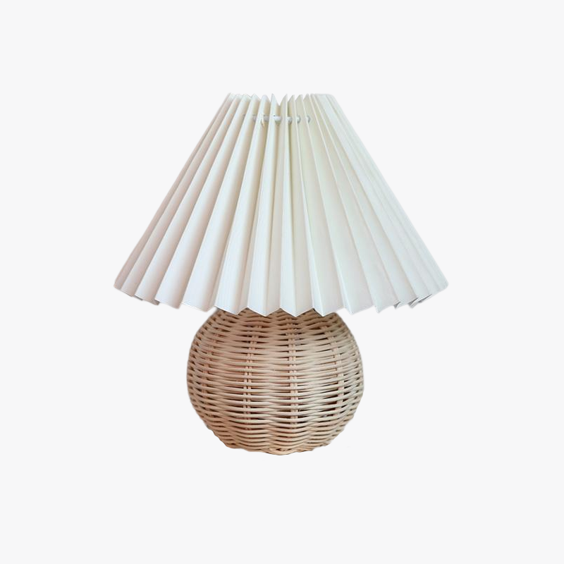 Ozawa Ronde LED Tafellampen Wit Hout Metaal Eetkamer Slaapkamer