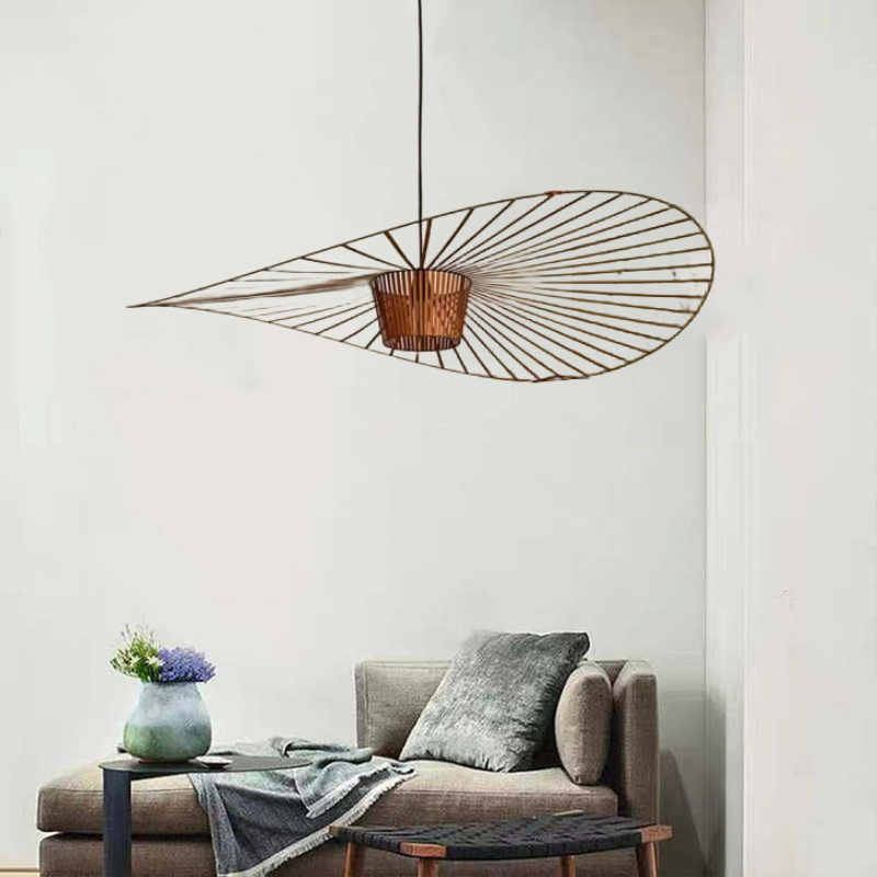 Renée Design LED Hanglamp Zwart/Bruin/Gouden/Wit Rotan Woon/Slaapkamer