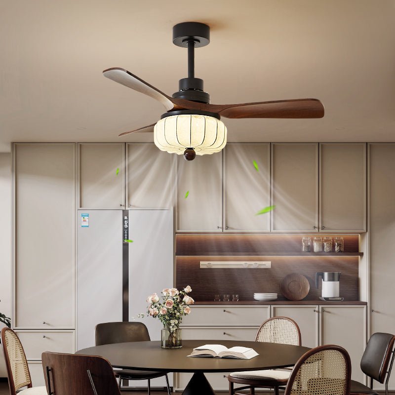 Svelk Vintage plafondventilator met verlichting
