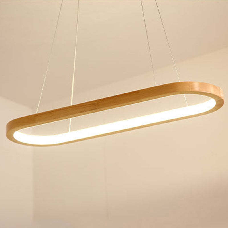Ozawa Moderne LED Hanglampen Metaal Hout Woonkamer Eetkamer