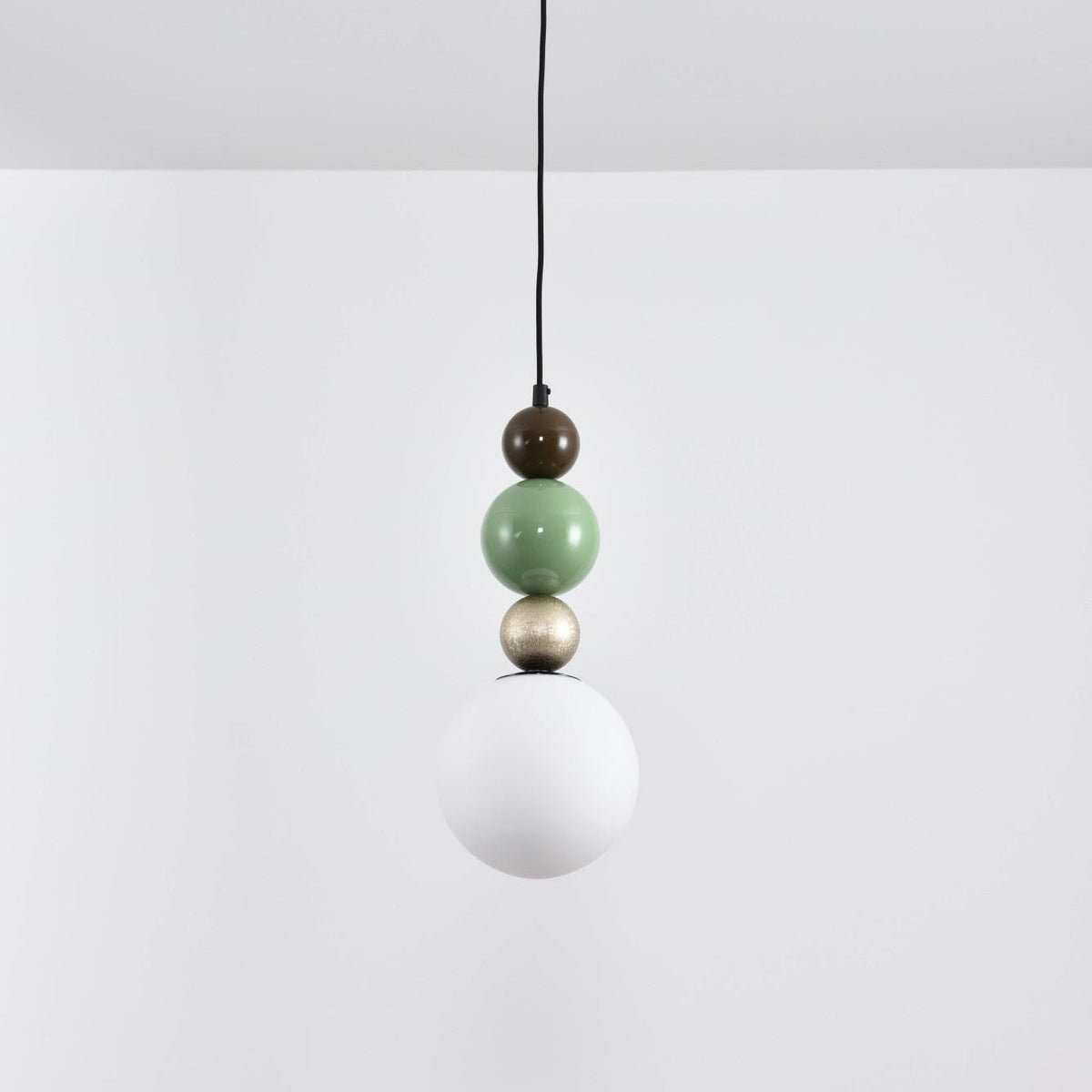 Eshaisra Noordse kunst ronde ballen stapelende glas hanglamp
