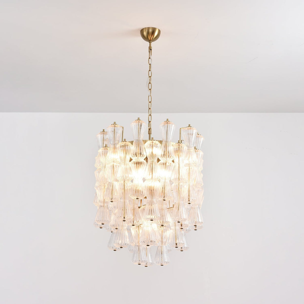 Celarena Kroonluchter Murano-glas Bloemcascade