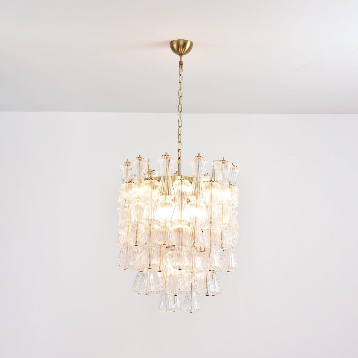 Celarena Kroonluchter Murano-glas Bloemcascade