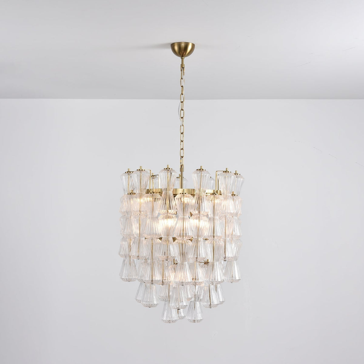 Celarena Kroonluchter Murano-glas Bloemcascade
