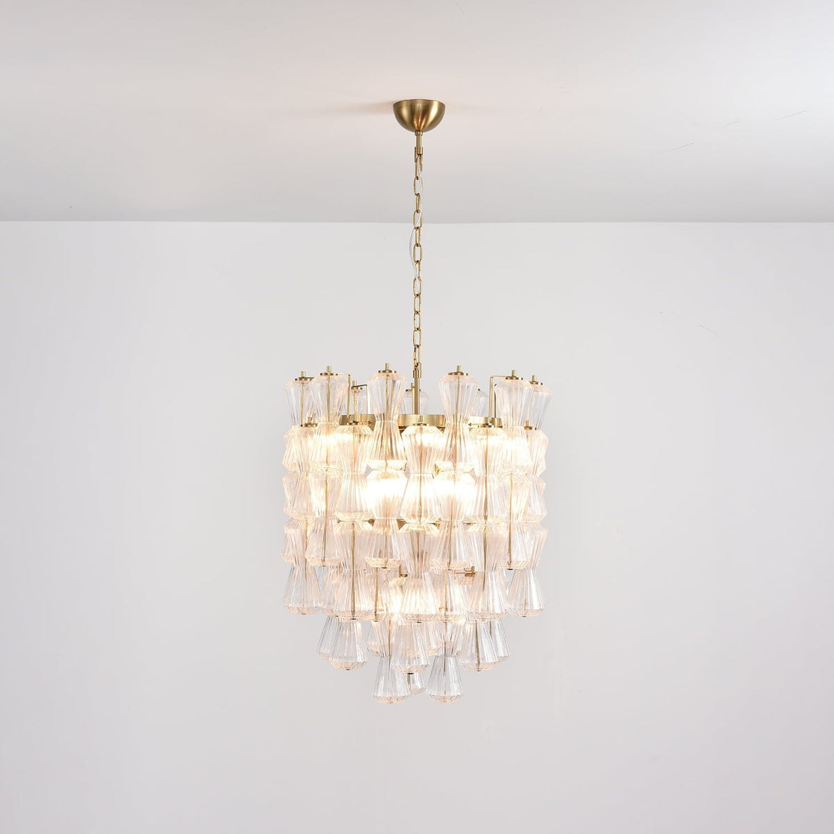 Celarena Kroonluchter Murano-glas Bloemcascade