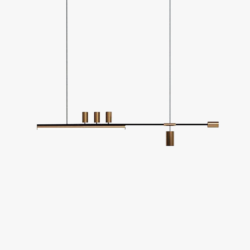 Edge Industriele LED Hanglamp Metaal Acryl Woonkamer Eettafel