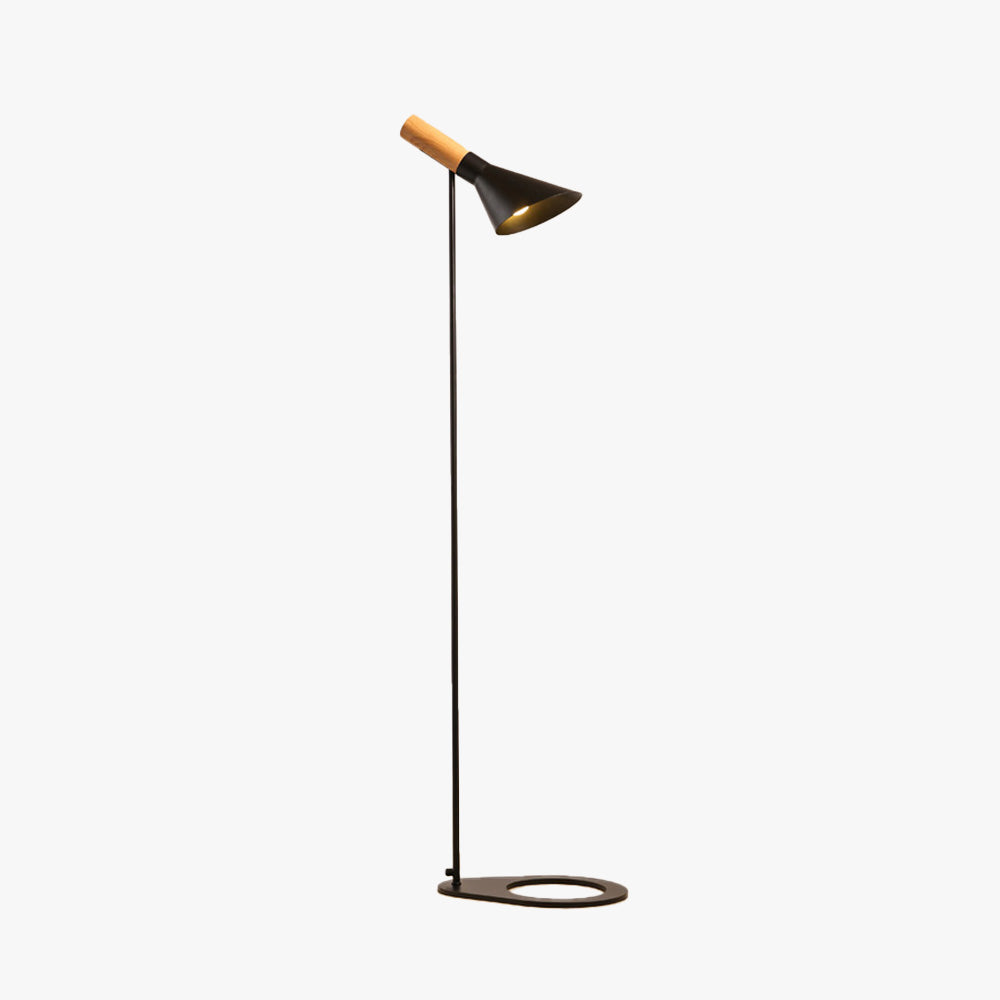 Carins Moderne LED Vloerlamp Zwart Wit Metaal Eetkamer Slaapkamer