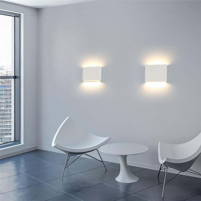 Orr Moderne LED Wandlampen Wit Zwart Acryl Metaal Tuin Hal