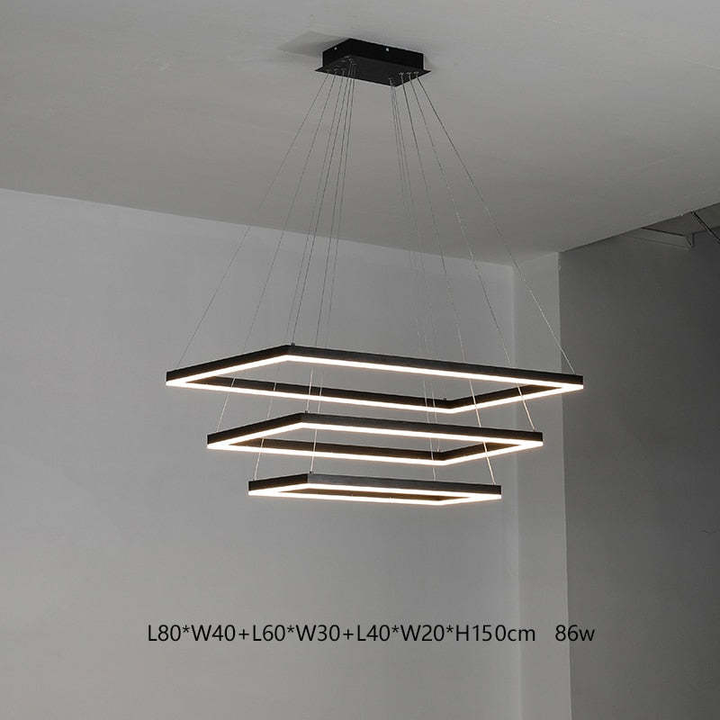 Bouvet Design LED Hanglampen Zwart Wit Metaal Eetkamer Slaapkamer