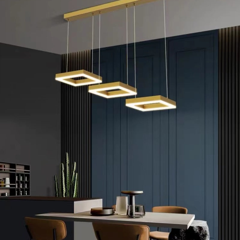 Raheel Design LED Hanglampen Goud Acryl Metaal Eetkamer Woonkamer