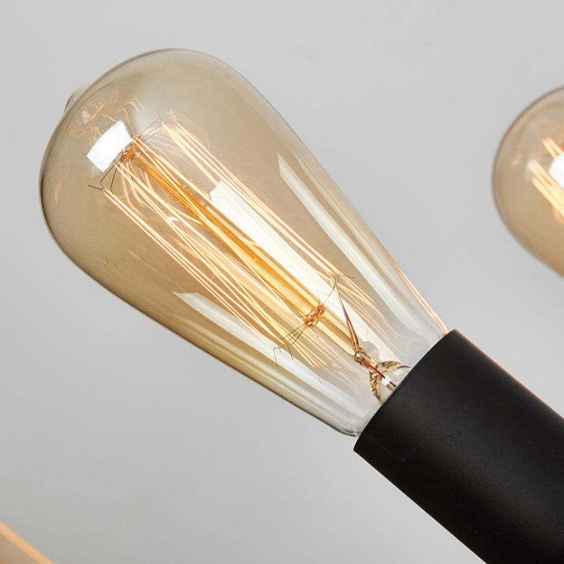 Alessio Vintage LED Kroonluchters Bruin Metaal Woonkamer/Bar