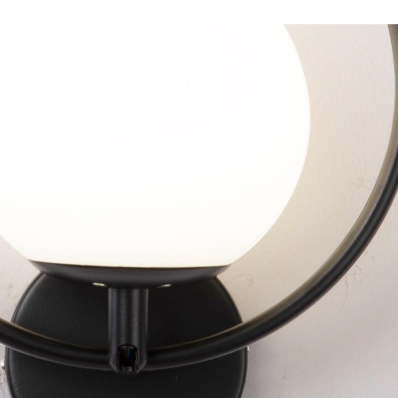 Valentina Moderne LED Indoor Wandlampen Zwart/Goud Glas Slaapkamer Hal