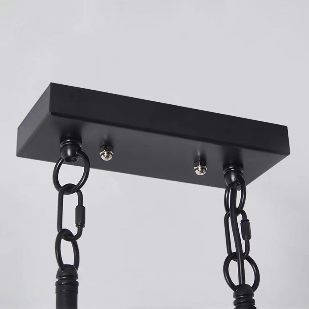 Alessio Industriele LED Hanglamp Metaal Hout Woonkamer Eetkamer
