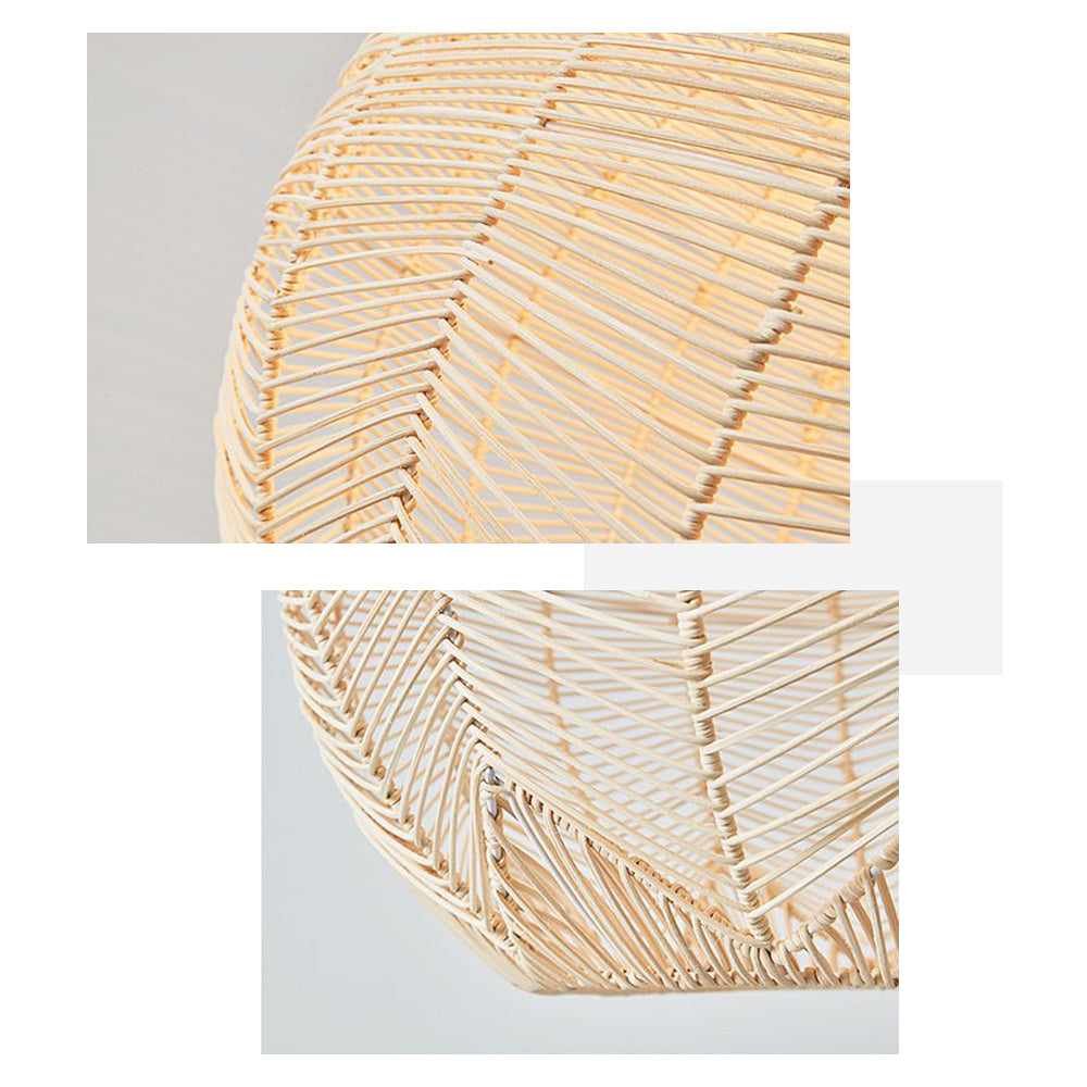 Ritta Vintage Design LED Hanglamp Rotan Metaal Studeerkamer