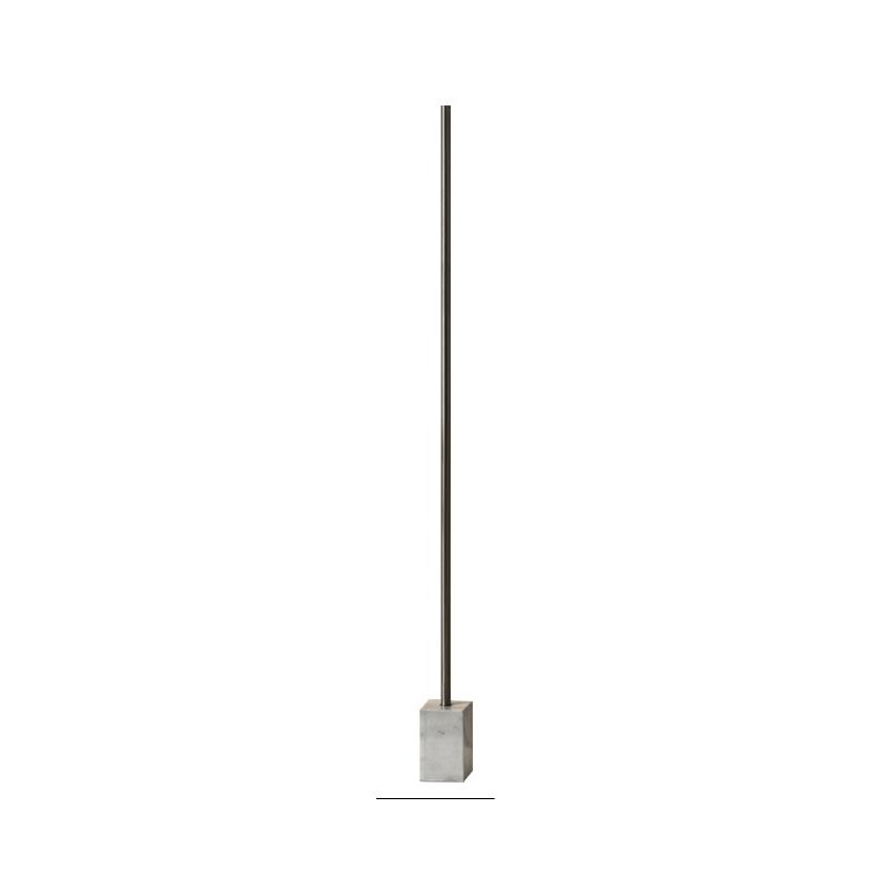 Edge Moderne Minimalistische Lineaire Zwart/Goud Metalen Vloerlamp