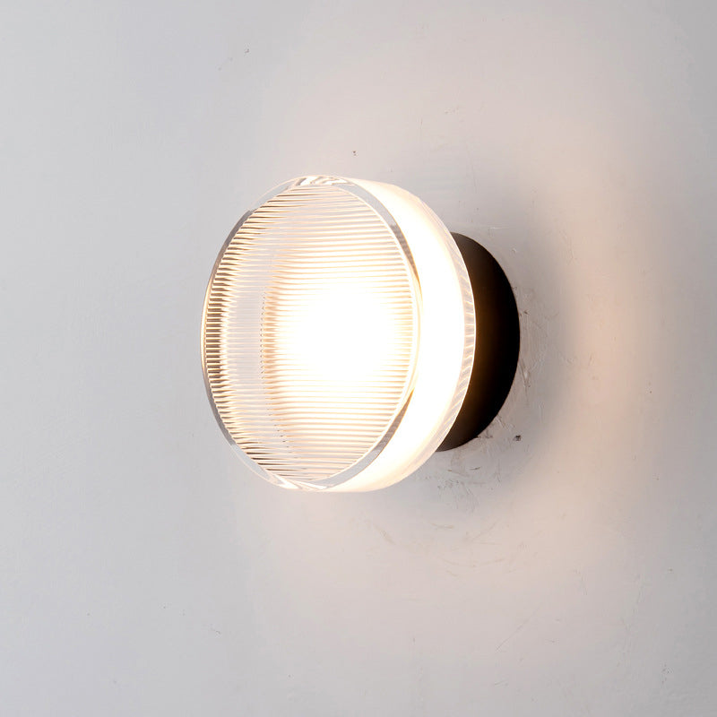 Veta Moderne Mini Kom Metalen Wandlamp Zwart/Goud Acryl/Metaal Woon/Eet/Studeerkamer