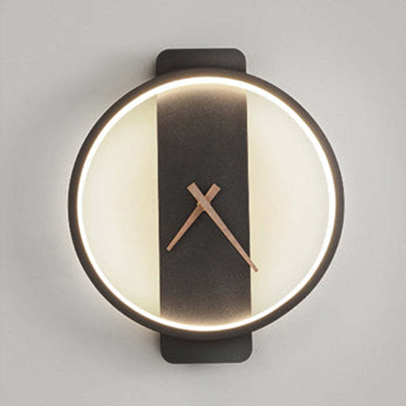 Nordic Ronde Kleine LED Wandlampen Wit Goud Zwart Metaal Kinderamer