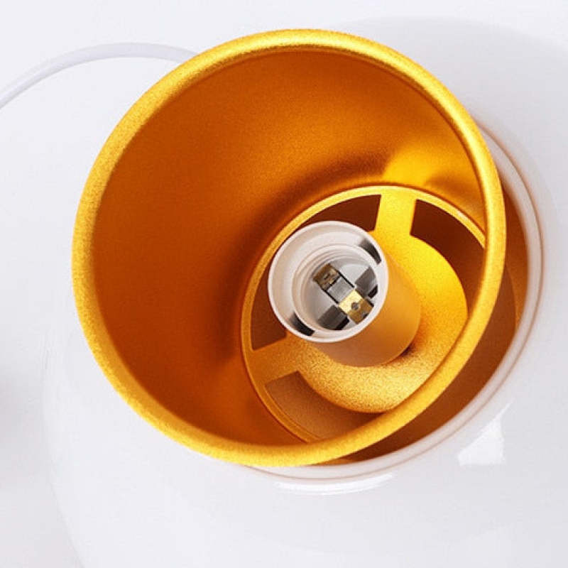 Nazifa Modene LED Hanglamp Zwart/Wit Metaal Slaap/Eet/Woonkamer