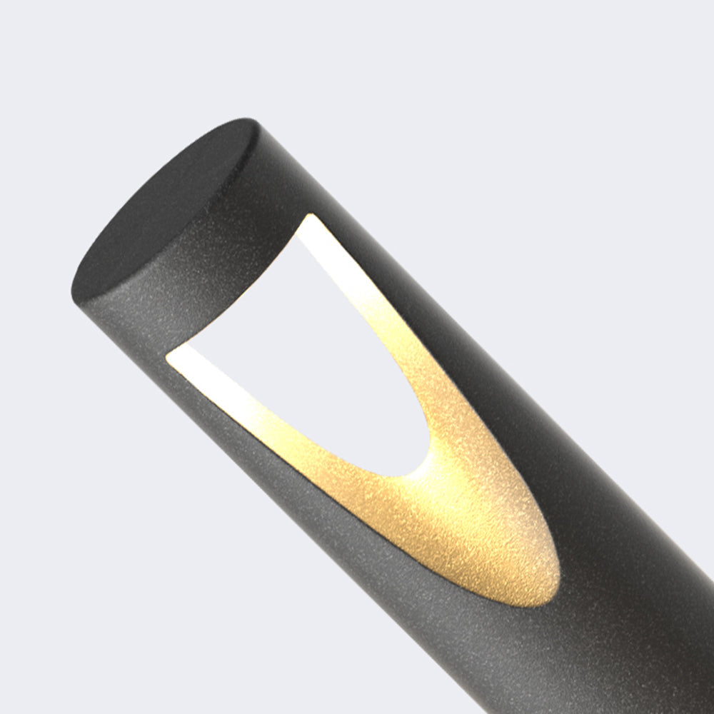 Pena Moderne Grote LED Vloerlamp Zwart Metaal/Acryl Buiten Tuin