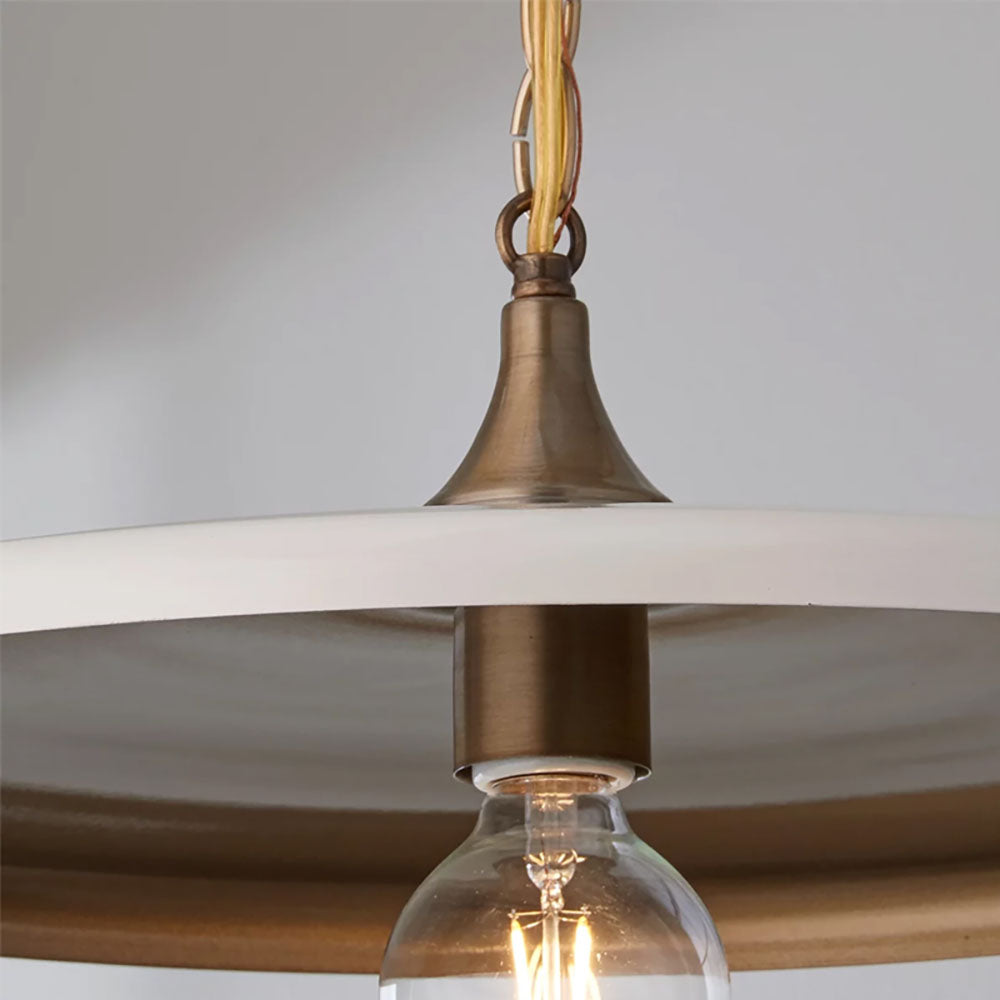 Alessio Industriële Vintage Metalen Hanglampen Wit/Zwart/Goud Woonkamer