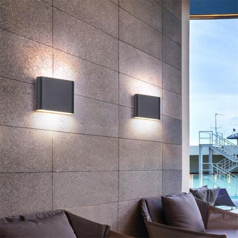 Orr Moderne LED Wandlampen Wit Zwart Acryl Metaal Tuin Hal