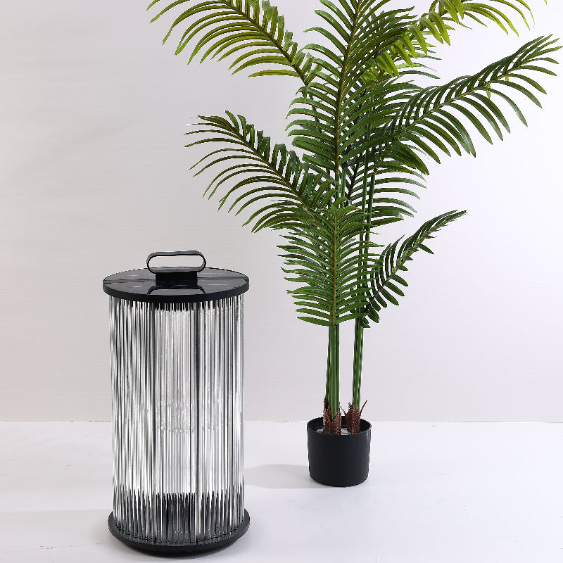 Orr Kleine LED Vloerlampen Zwart Metaal Glas Buiten Tuin Hal