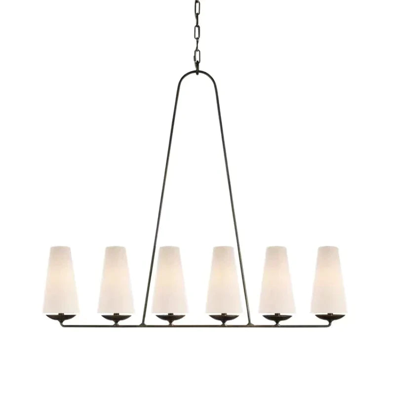 Alessio Design LED Kroonluchter Wit Zwart Metaal Slaap/Woon/Keuken