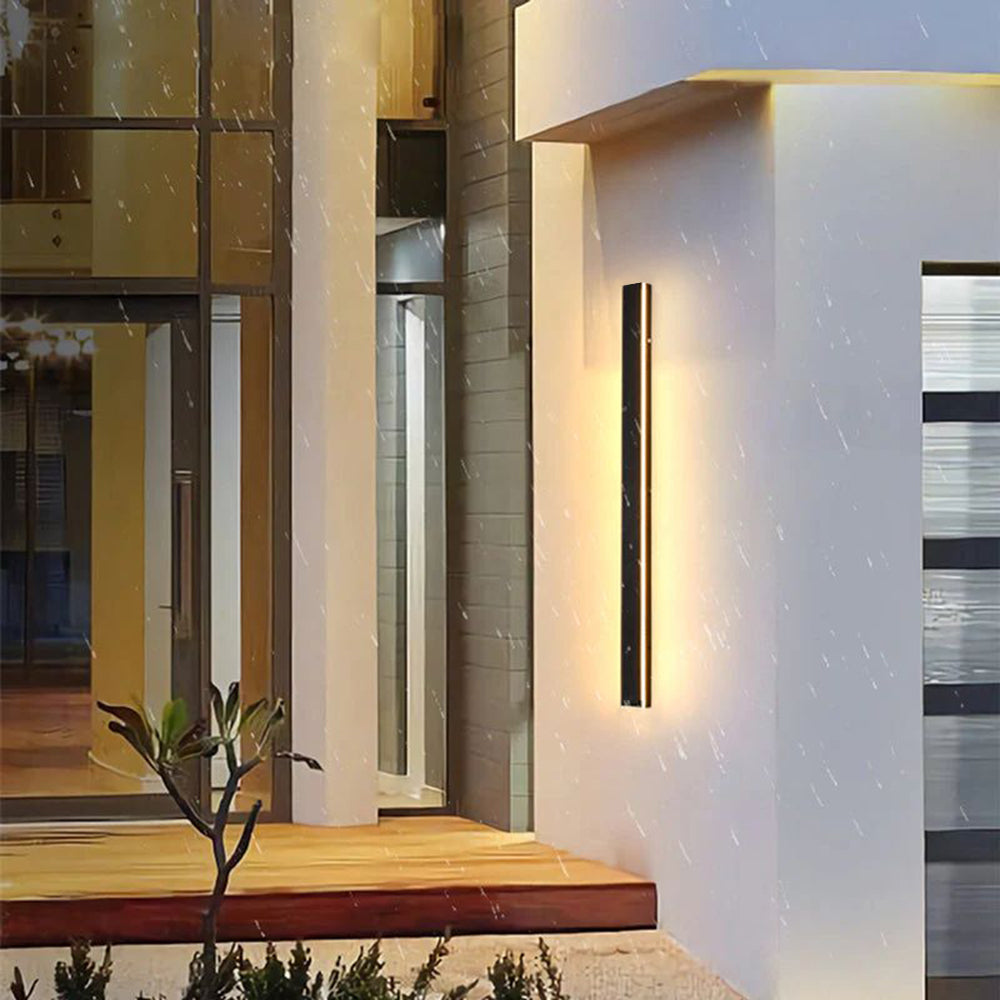 Edge Moderne Design LED Wandlampen Zwart Metaal Tuin Hal