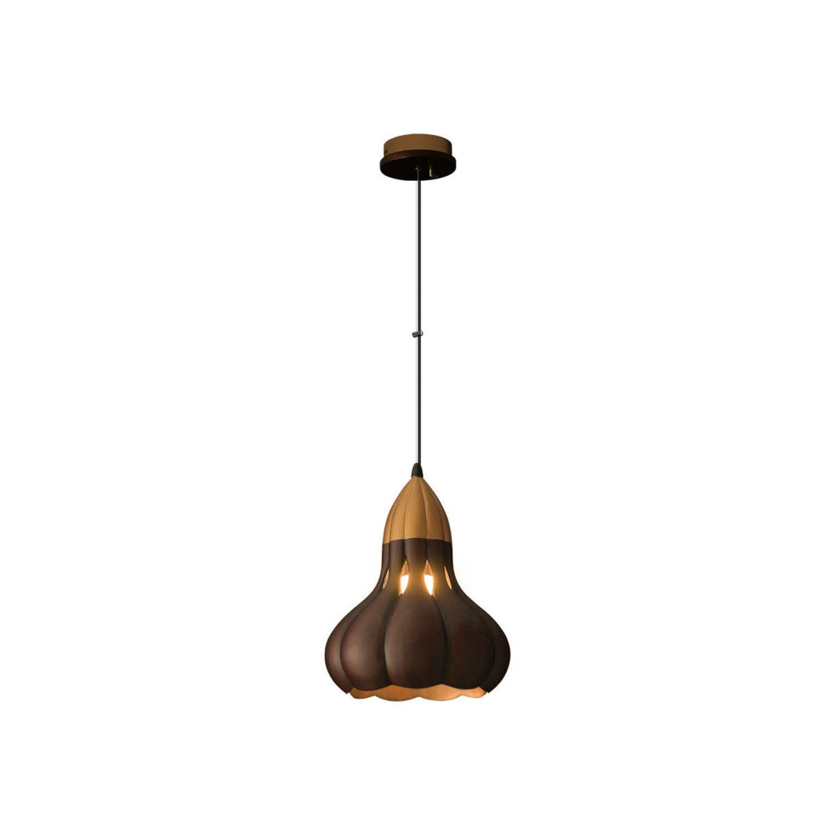 Arraeion individuele creativiteit hanglamp van hout