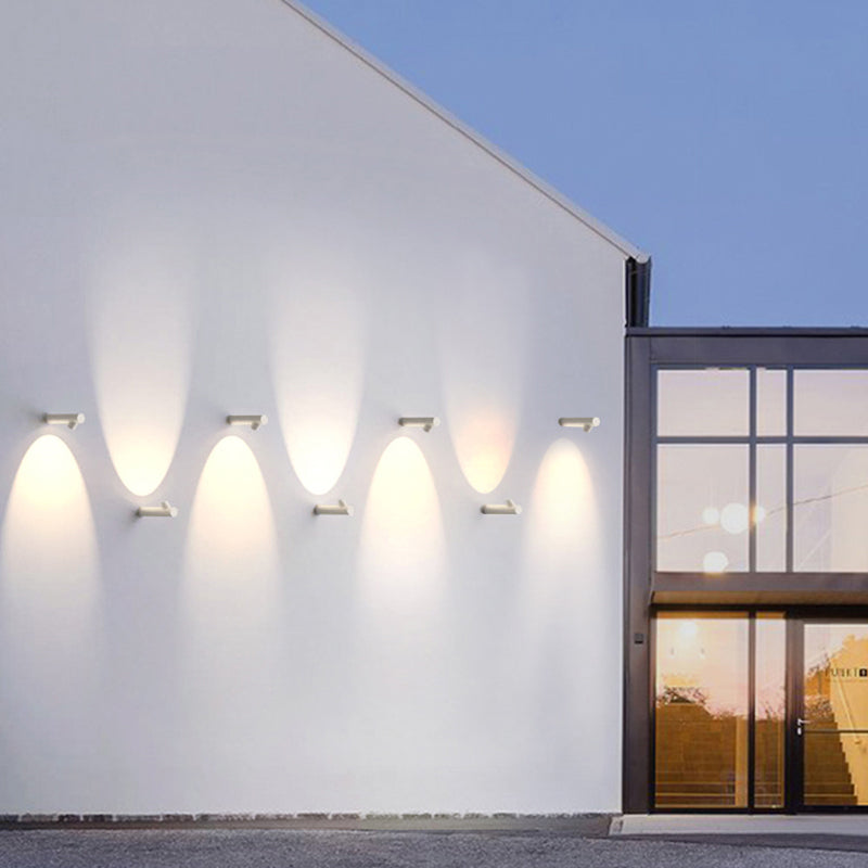 Orr Moderne Buiten Wandlampen Wit Zwart Metaal Glas Tuin Hal
