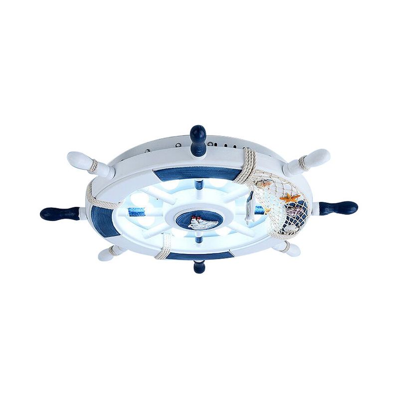 Quinn Moderne Design LED Plafondlamp Metaal Blauw Woonkamer Keuken