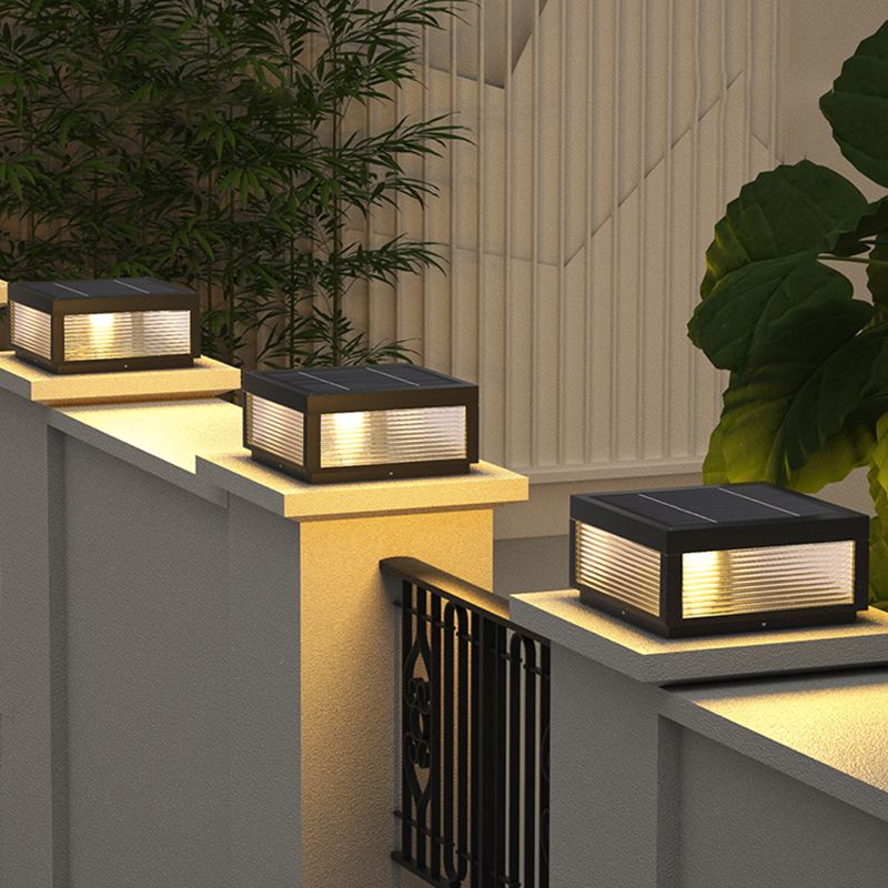 Riley Moderne Vierkant LED Buitenlamp Metaal Zwart Tuin/Balkon